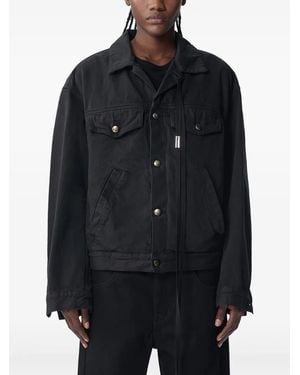 Ann Demeulemeester Giacca Denim Marthe - Nero