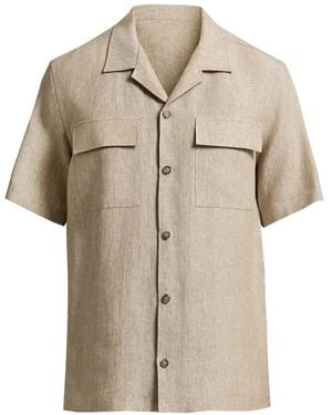 Peserico Camp-Collar Shirt - White