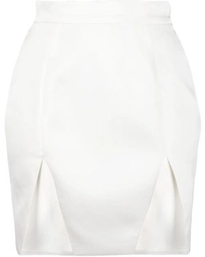 V:PM ATELIER Cut-Out Mini-Skirt - White