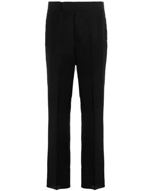 SAPIO Straight-Leg Trousers - Black