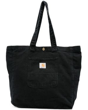 Carhartt オーガニックコットン ハンドバッグ - ブラック