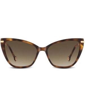 Carolina Herrera Cat-Eye Frame Sunglasses - Brown