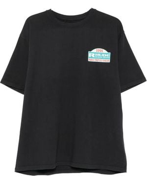 Rhude Graphic-Print T-Shirt - Black