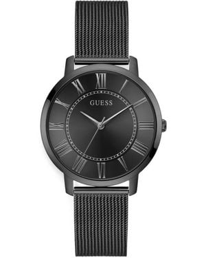 Guess Roman Numeral 44Mm Watch - Black