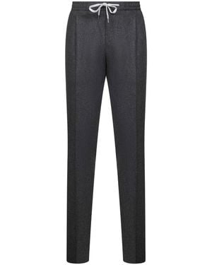 PT Torino Pleated Drawstring Pants - Blue