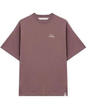 Palm Angels Palm Sway Loose T-Shirt - Purple