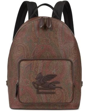 Etro Paisley-Jacquard Backpack - Brown