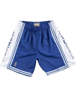Mitchell & Ness X Nba La Lakers 96-97 Alternate Swingman Shorts - Blue