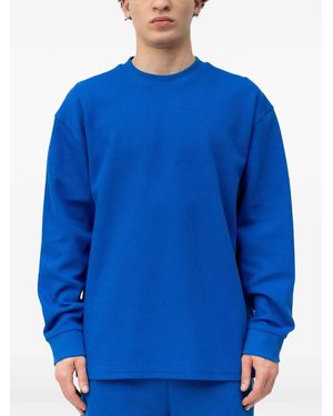 HUGO Ribbed Long-Sleeve T-Shirt - Blue
