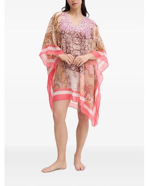 Liu Jo Kaftan Mit Paisley-Print - Rot