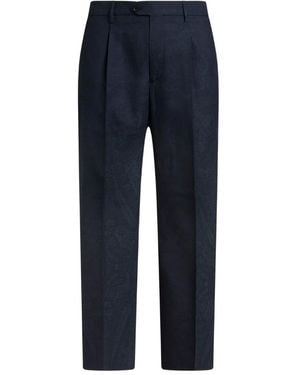 Etro Paisley Trousers - Blue