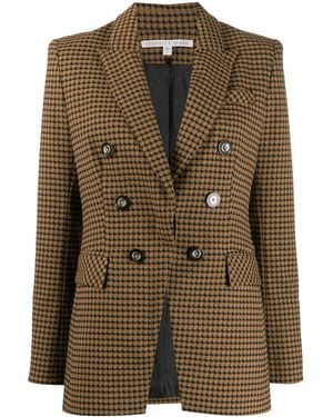 Veronica Beard Double Breasted Blazer - Green
