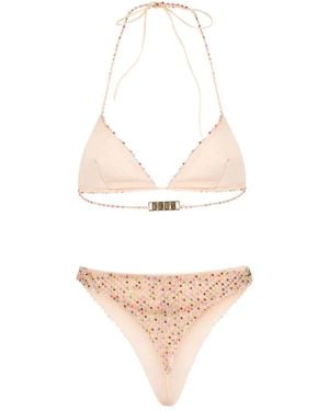 Gcds Bikini Met Tule - Wit