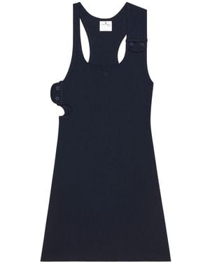 Courreges Fitted Dress - Blue