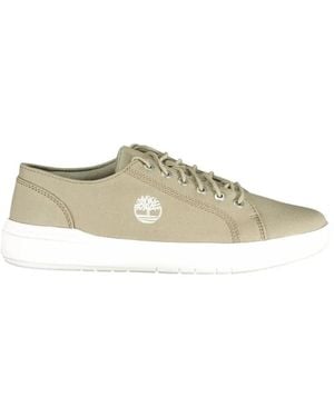 Timberland Seneca Bay Logo-Detail Trainers - Natural