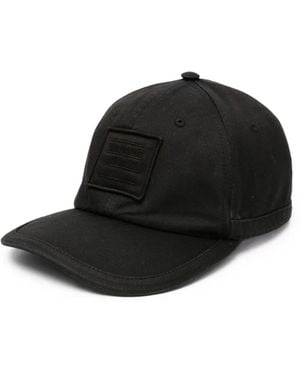Thom Browne Logo-Patch Baseball Cap - Black