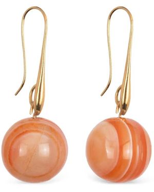 Jennifer Behr Agate Drop Earrings - White