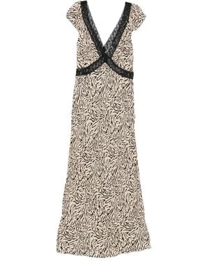 RIXO London Iggy Lace-Trimmed Dress - Natural