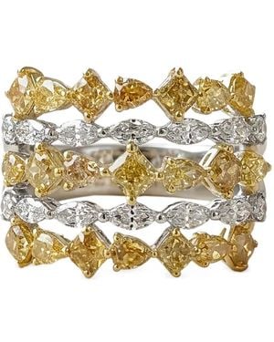 HYT Jewelry Multi-Band Diamond Ring - White