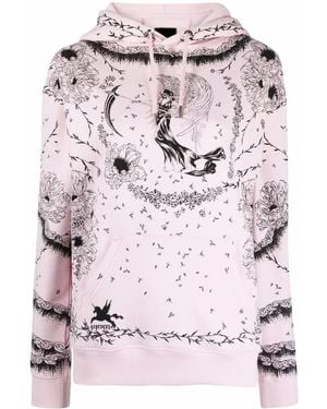 Givenchy Sudadera Con Capucha Y Estampado Gráfico - Rosa