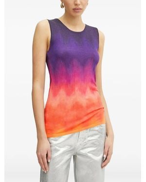 Silvian Heach Tie-Dye Top - Purple