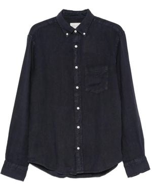 GANT Button-Down Chest-Pocket Shirt - Blue