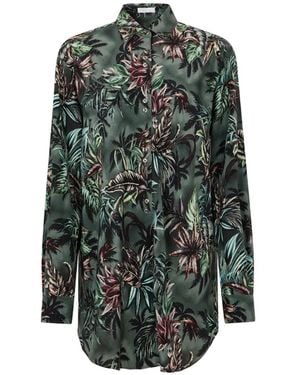 Rabanne Camicia A Fiori - Verde
