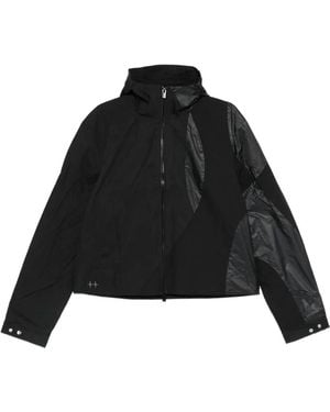 HELIOT EMIL Polarize Hooded Windbreaker - Black