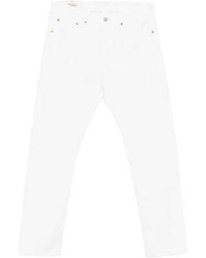 Levi's 502 Buttoned Denim Jeans - White
