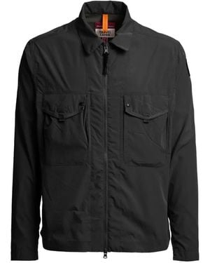 Parajumpers Pocket Zipped Overshirt - Black