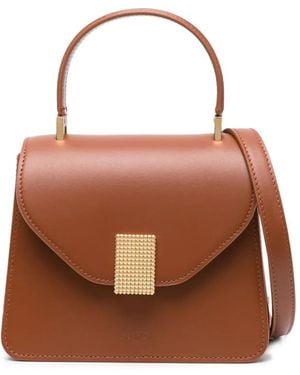 Lanvin Concerto Leather Mini Bag - Brown
