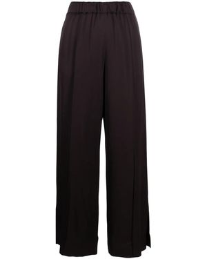 Jil Sander Pantaloni A Gamba Ampia - Blu