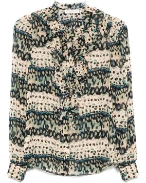 Ulla Johnson Clio Blouse - Green