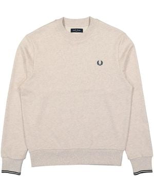 Fred Perry Sudadera con cuello redondo - Neutro