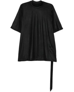 Rick Owens Short-Sleeve Ribbon T-Shirt - Black