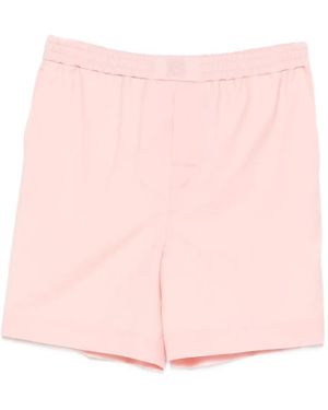 Loewe Elastic-Waistband Shorts - Pink