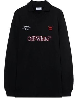 Off-White c/o Virgil Abloh Sporty Polo Sweatdress - Black