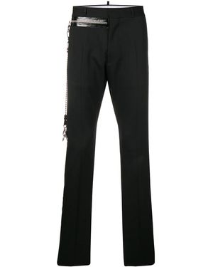 DSquared² Zip Tailored Pants - Black