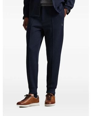 Polo Ralph Lauren Logo-Embroidered Track Trousers - Blue