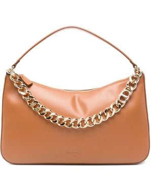 Twinset Chain-Strap Shoulder Bag - Brown