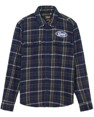Deus Ex Machina Vacay Check-Motif Shirt - Blue