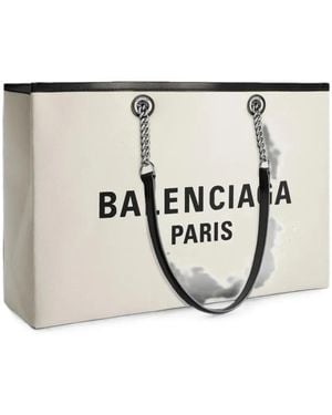 Balenciaga Duty Free Tote Bag - White