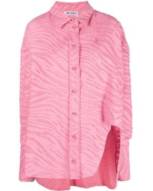 The Attico Diana Long-Sleeve Shirt - Pink