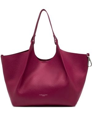 Gianni Chiarini Logo-Detail Top-Handle Tote Bag - Purple