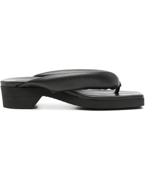 Yohji Yamamoto 40Mm Geta Sandals - Black