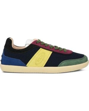 Tod's Zapatillas con paneles de malla - Azul
