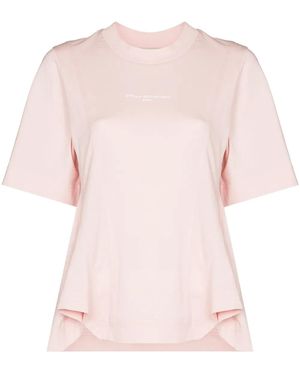 Stella McCartney Logo-Print Short-Sleeve T-Shirt - Pink