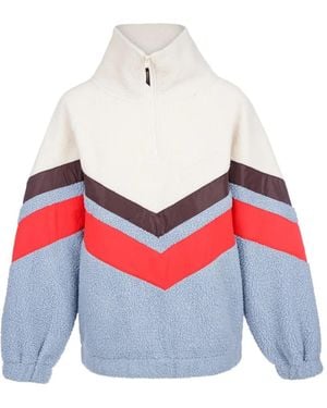 Brunotti Sandrea Colour-Block Fleece Sweater - White