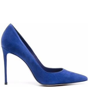 Le Silla 100Mm Eva Suede Court Shoes - Blue