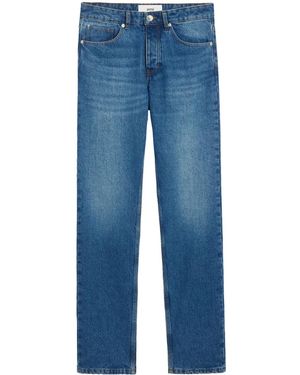 Ami Paris Straight-Leg Jeans - Blue